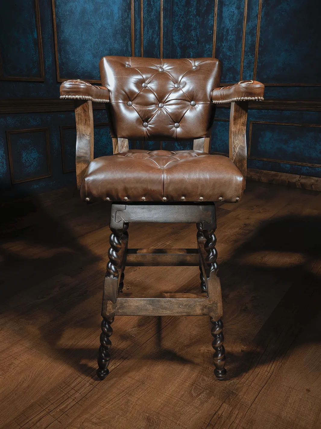 High Noon Branded Chisum Western Bar Stool