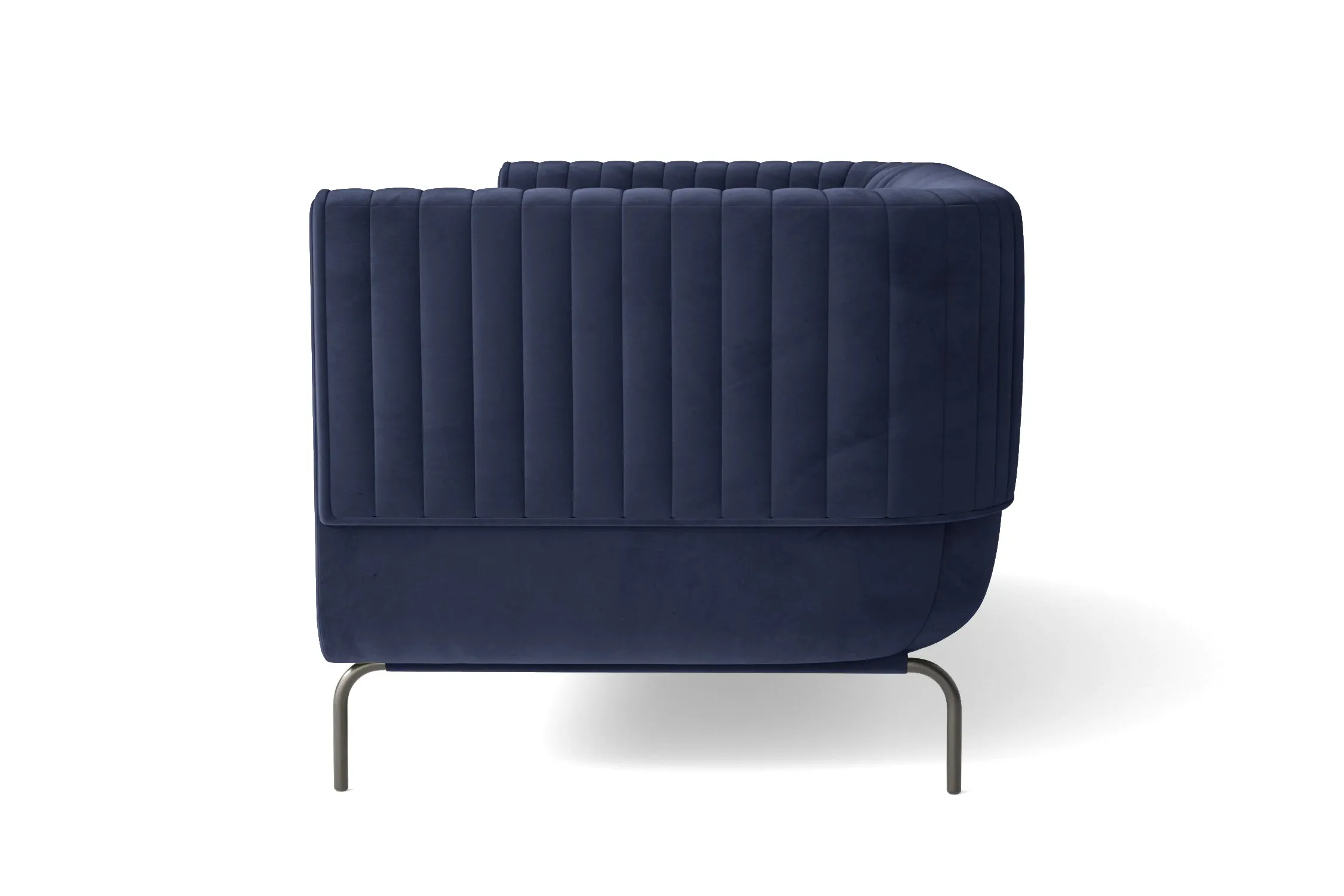 Jackson 3 Seater Sofa Dark Blue Velvet