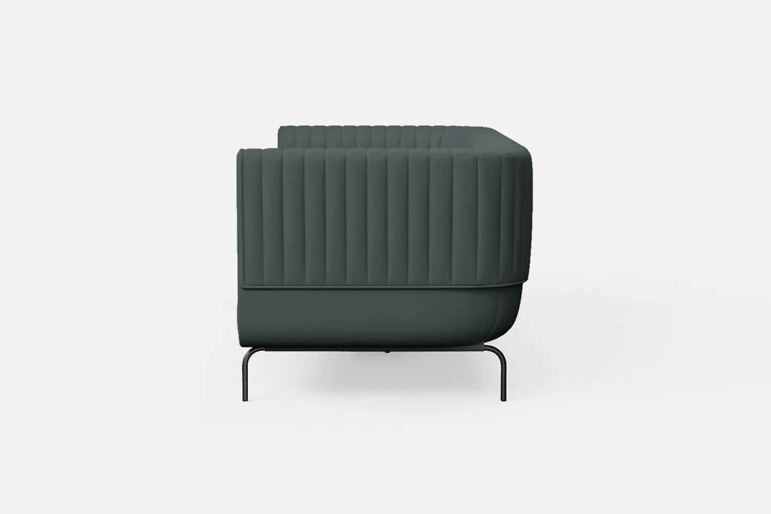 Jackson 3 Seater Sofa Dusky Turquoise Leather