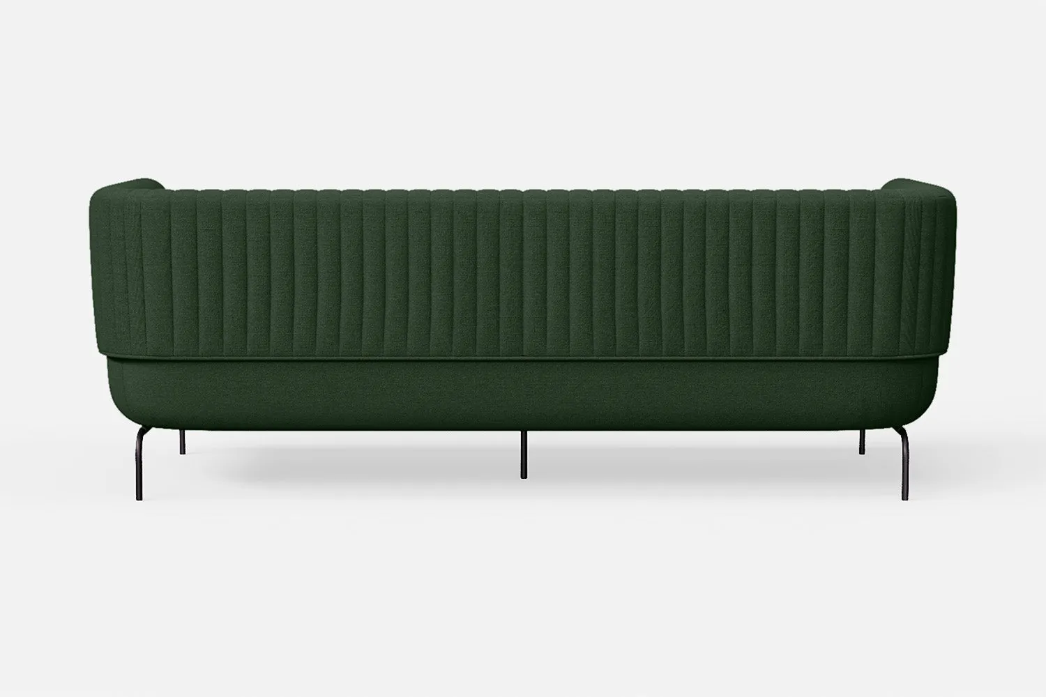 Jackson 3 Seater Sofa Forest Green Linen Fabric