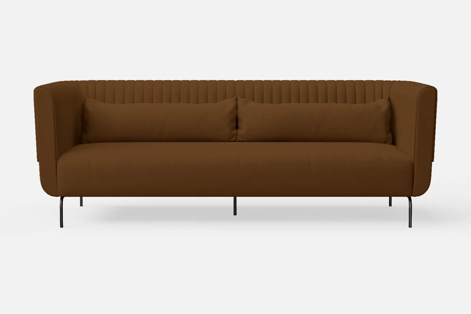 Jackson 3 Seater Sofa Walnut Brown Leather