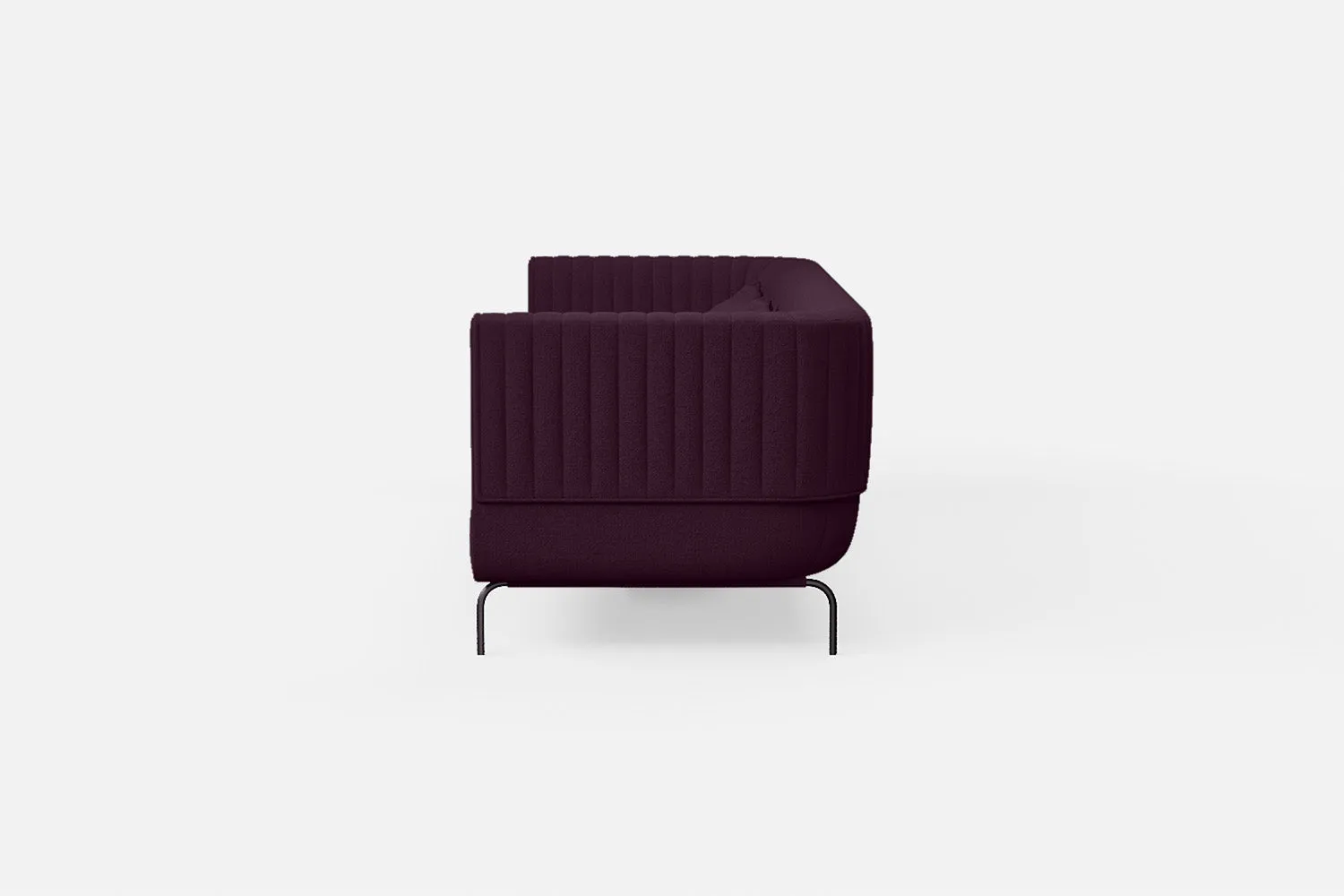 Jackson 4 Seater Sofa Purple Linen Fabric