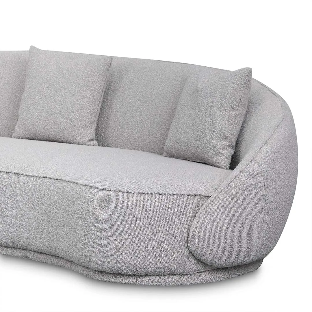 Jake 4 Seater Sofa - Ash Grey Boucle