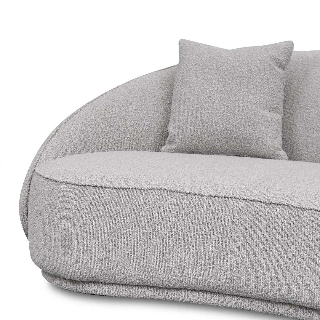 Jake 4 Seater Sofa - Ash Grey Boucle
