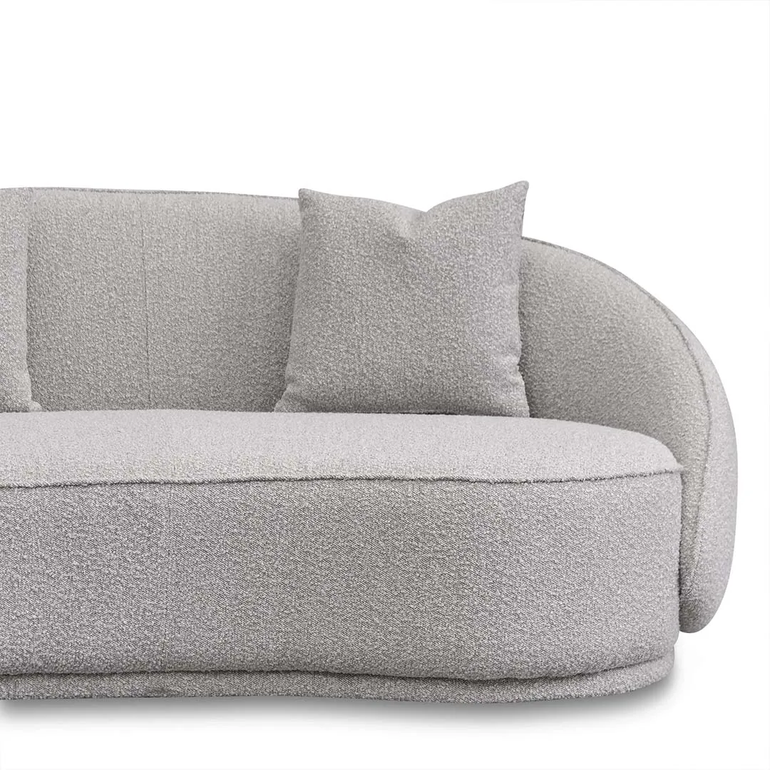 Jake 4 Seater Sofa - Ash Grey Boucle