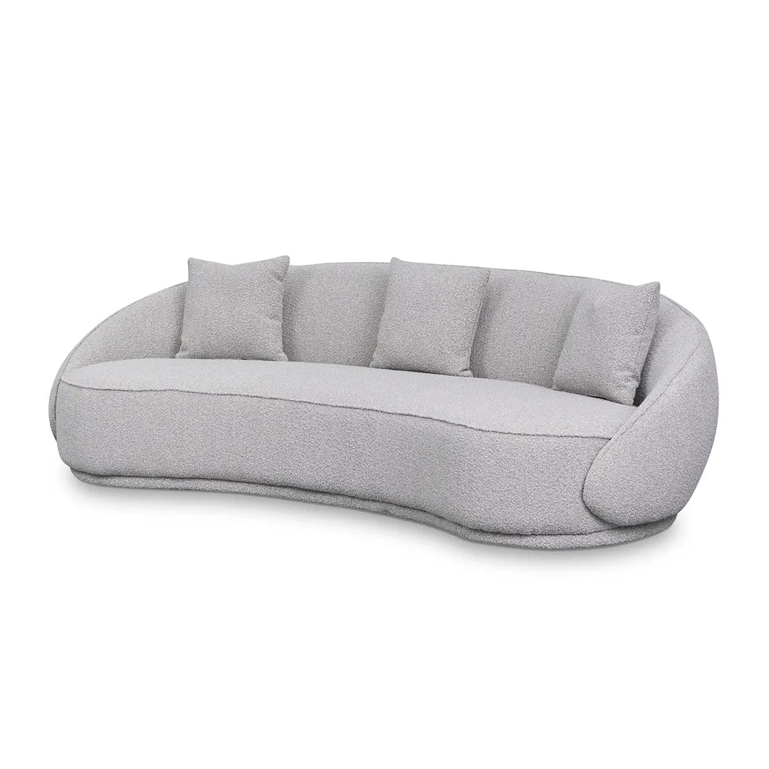 Jake 4 Seater Sofa - Ash Grey Boucle