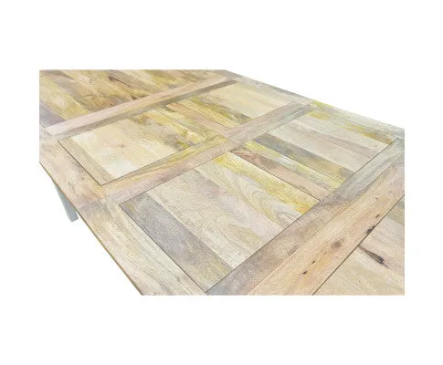 Lavasa Extendable Dining Table 210 - 310cm Mango Wood Modern Farmhouse Furniture