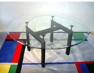 Le Corbusier Round Glass Table