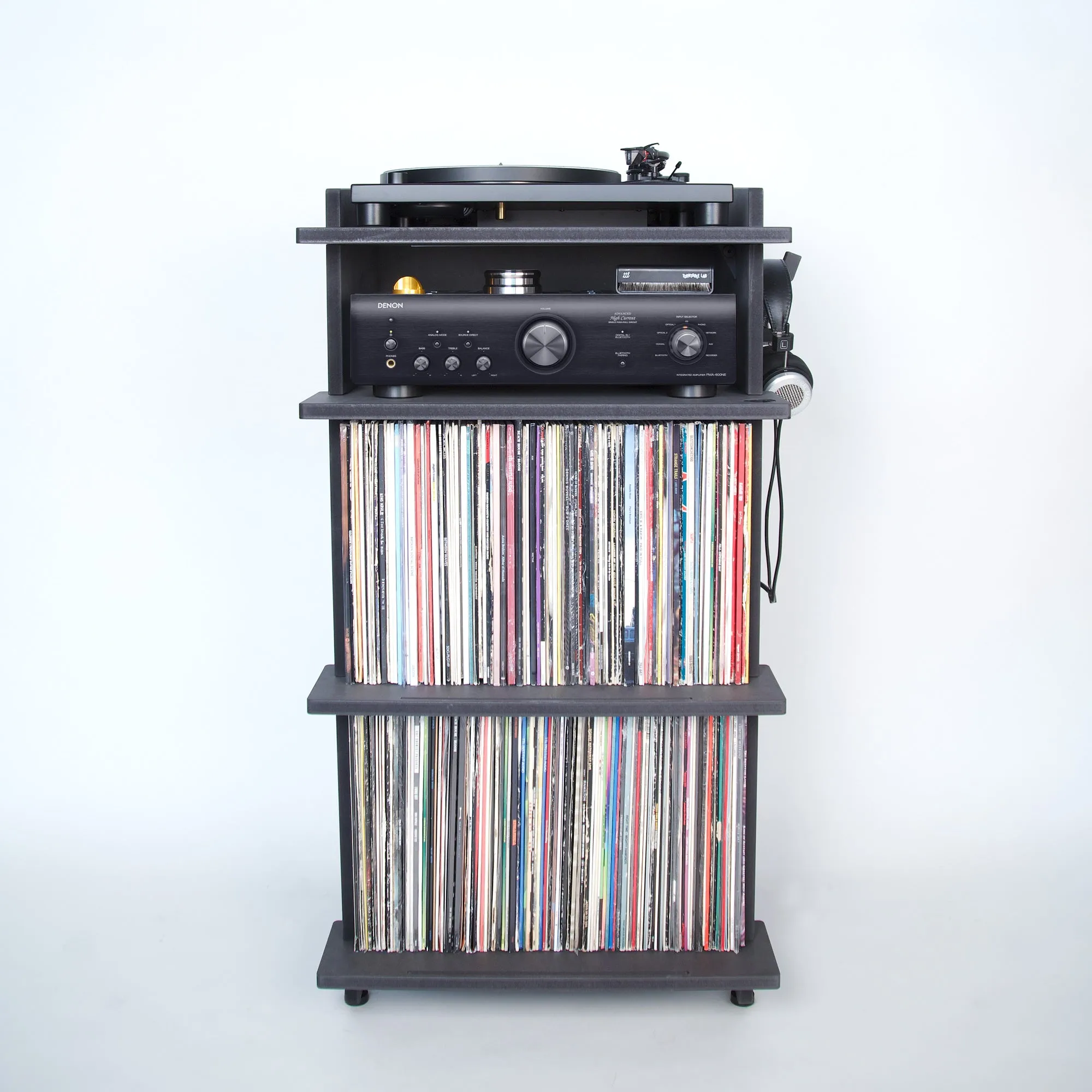 Line Phono Turntable Stand   Vinyl Record Storage, Made In The USA