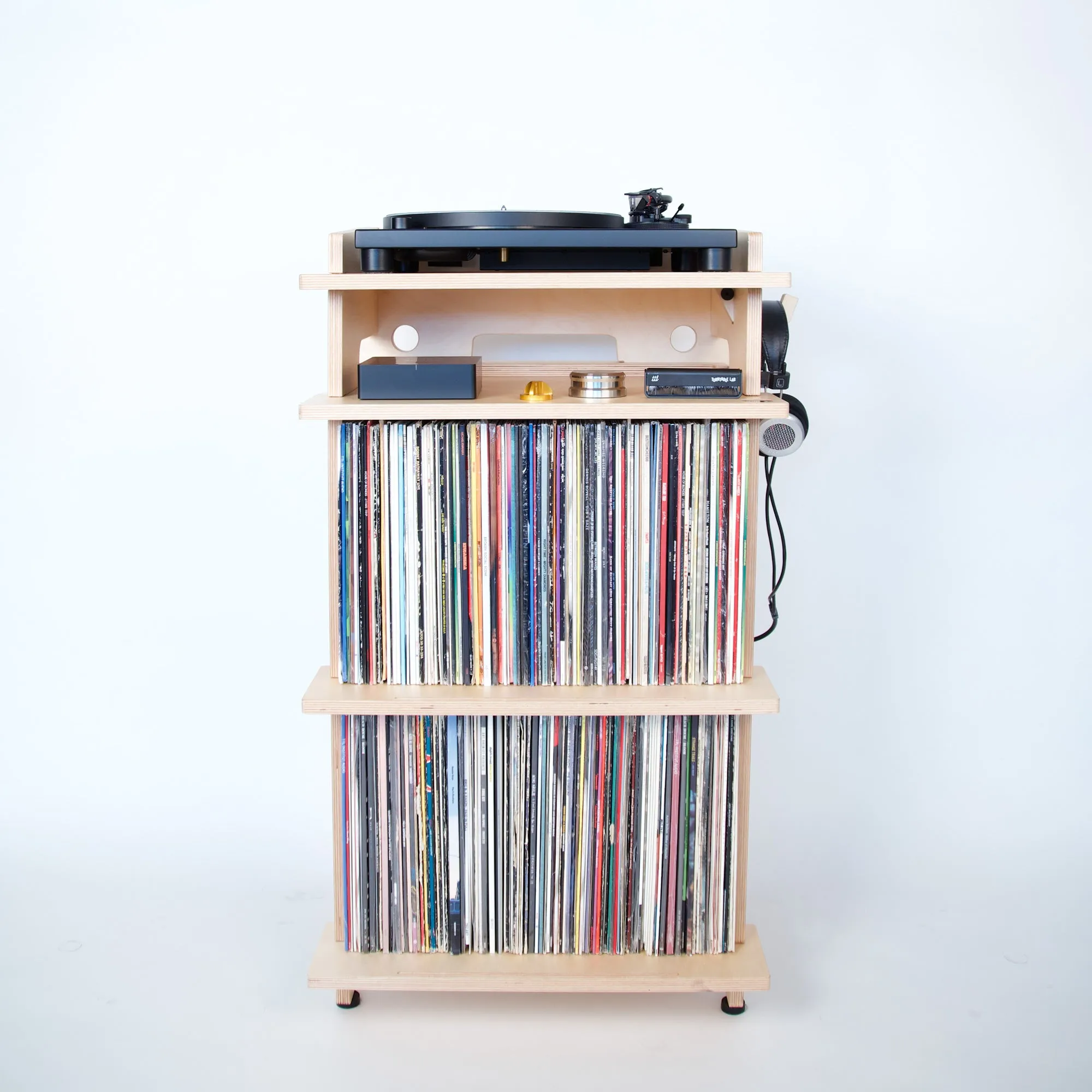 Line Phono Turntable Stand   Vinyl Record Storage, Made In The USA