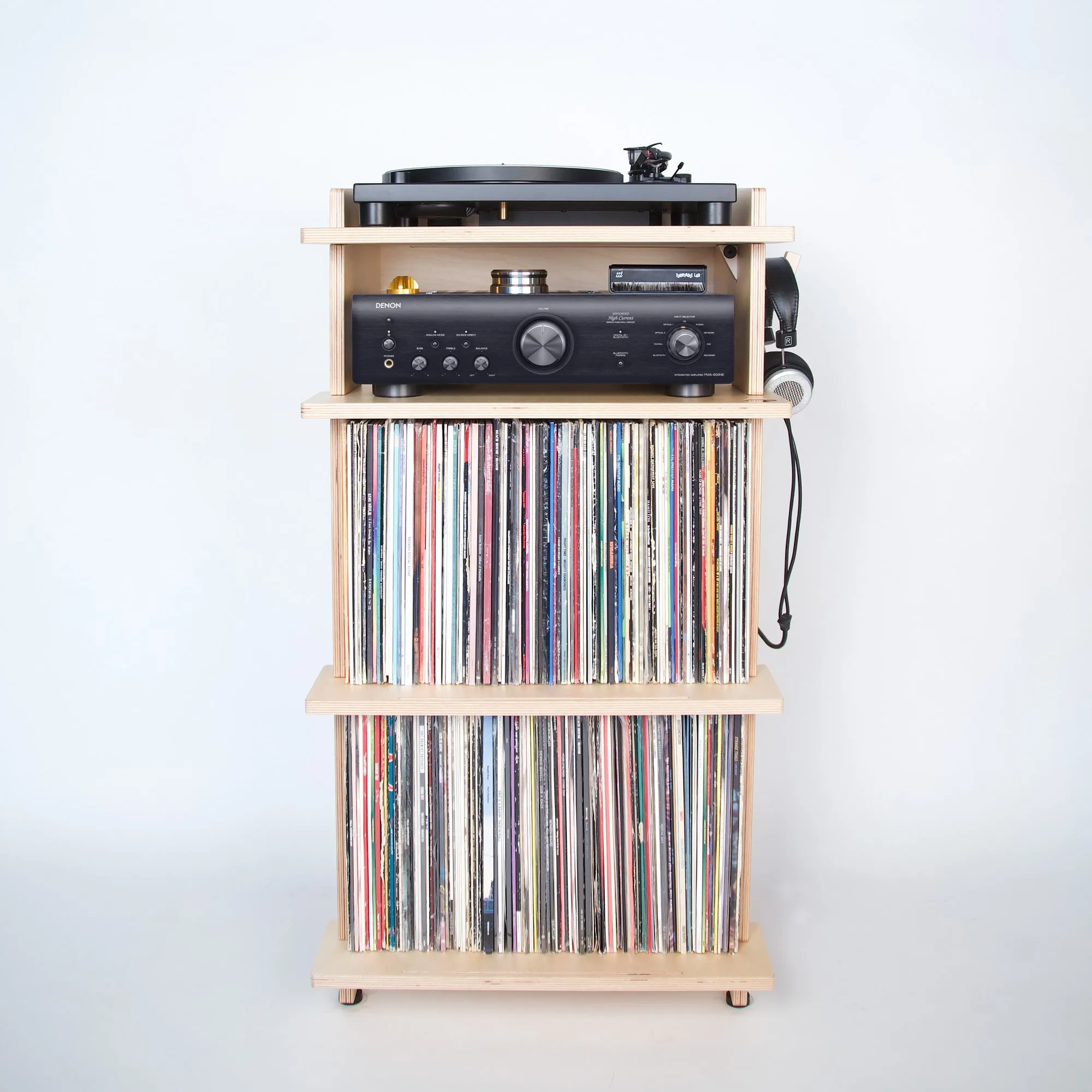 Line Phono Turntable Stand   Vinyl Record Storage, Made In The USA