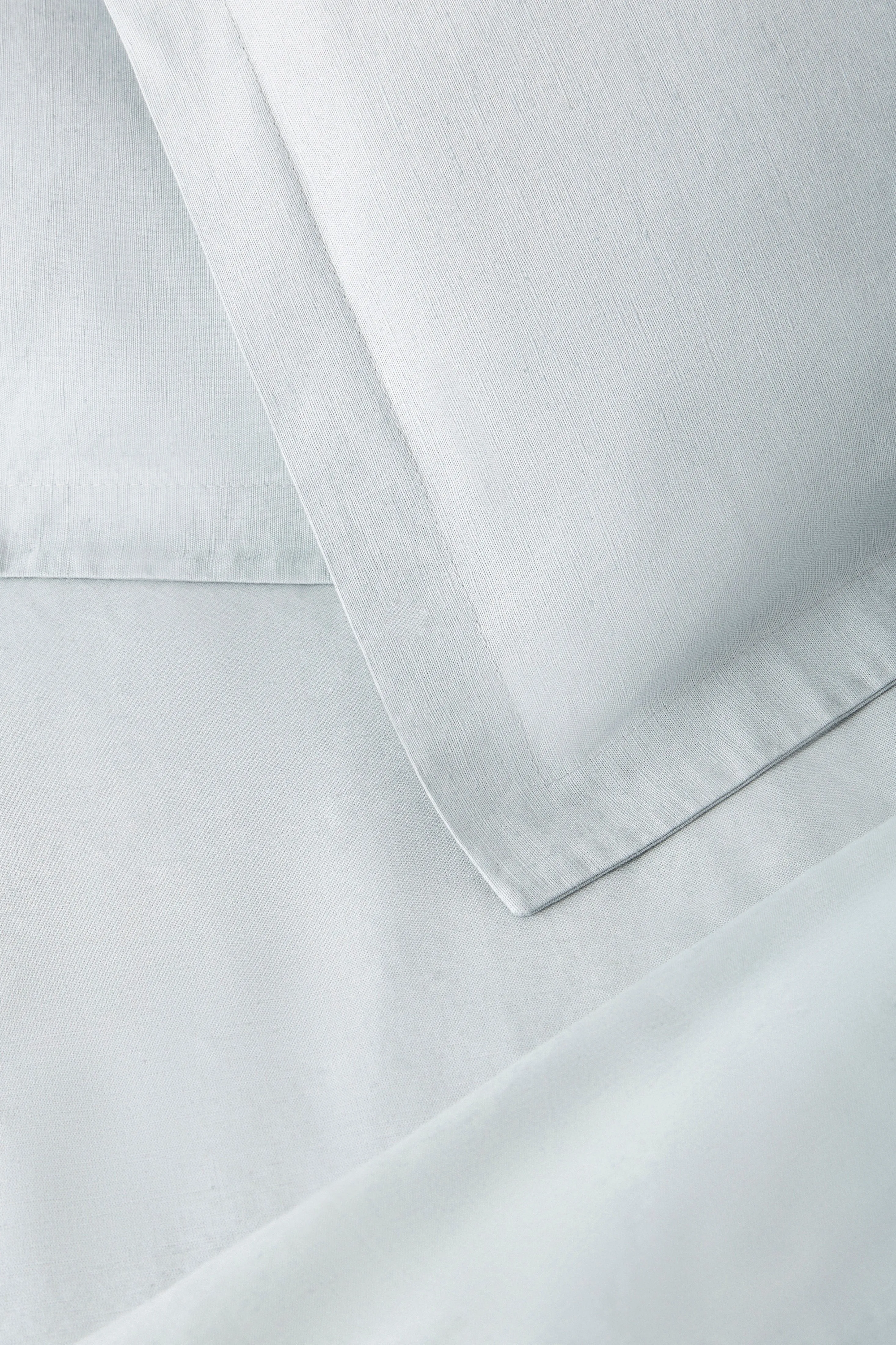 Linen Duvet Cover and Sham Set in Puritan Grey