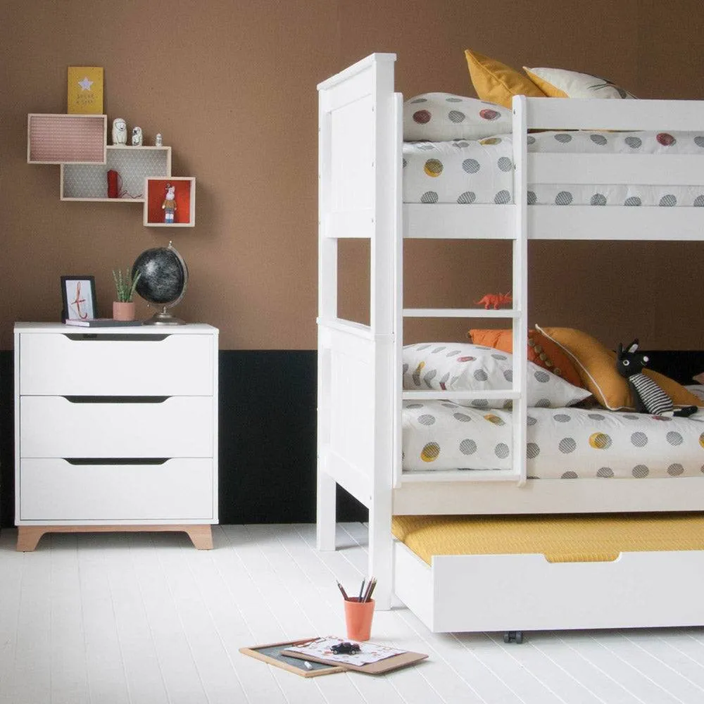 Little Folks Furniture - Classic Beech Bunk Beds - White