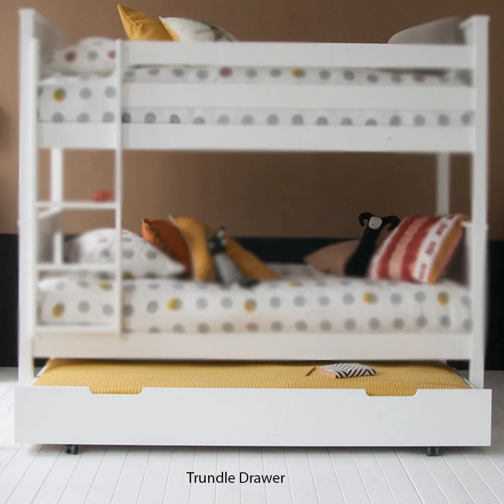 Little Folks Furniture - Classic Beech Bunk Beds - White