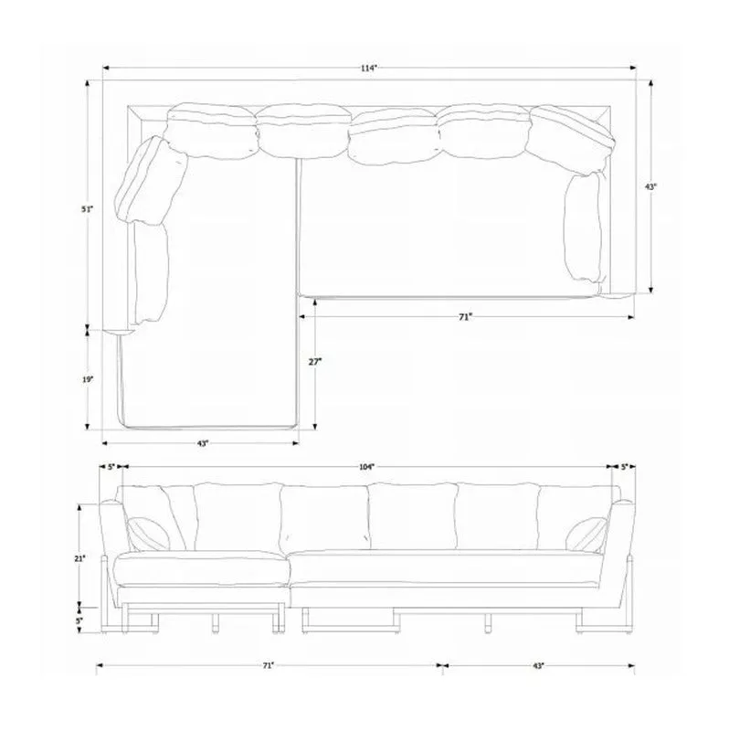 LRG Left Sectional Sofa