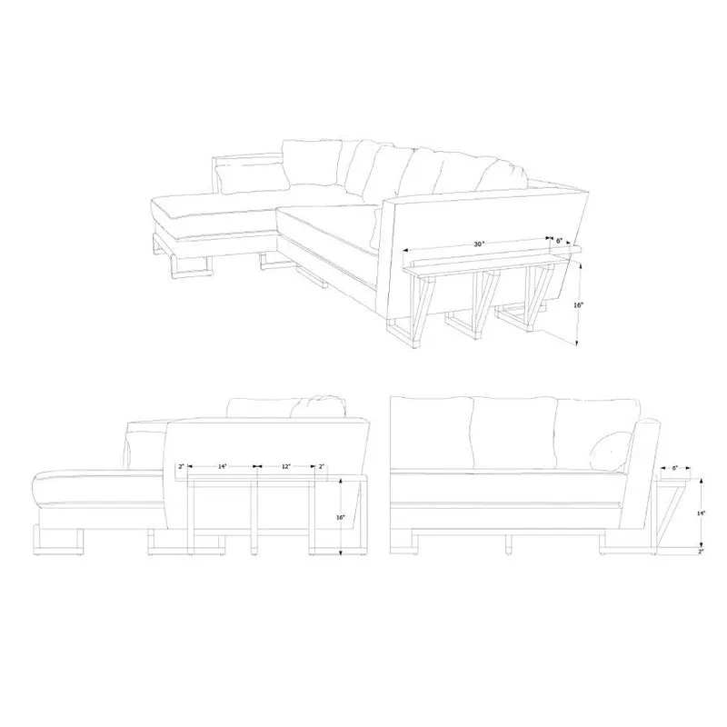 LRG Left Sectional Sofa