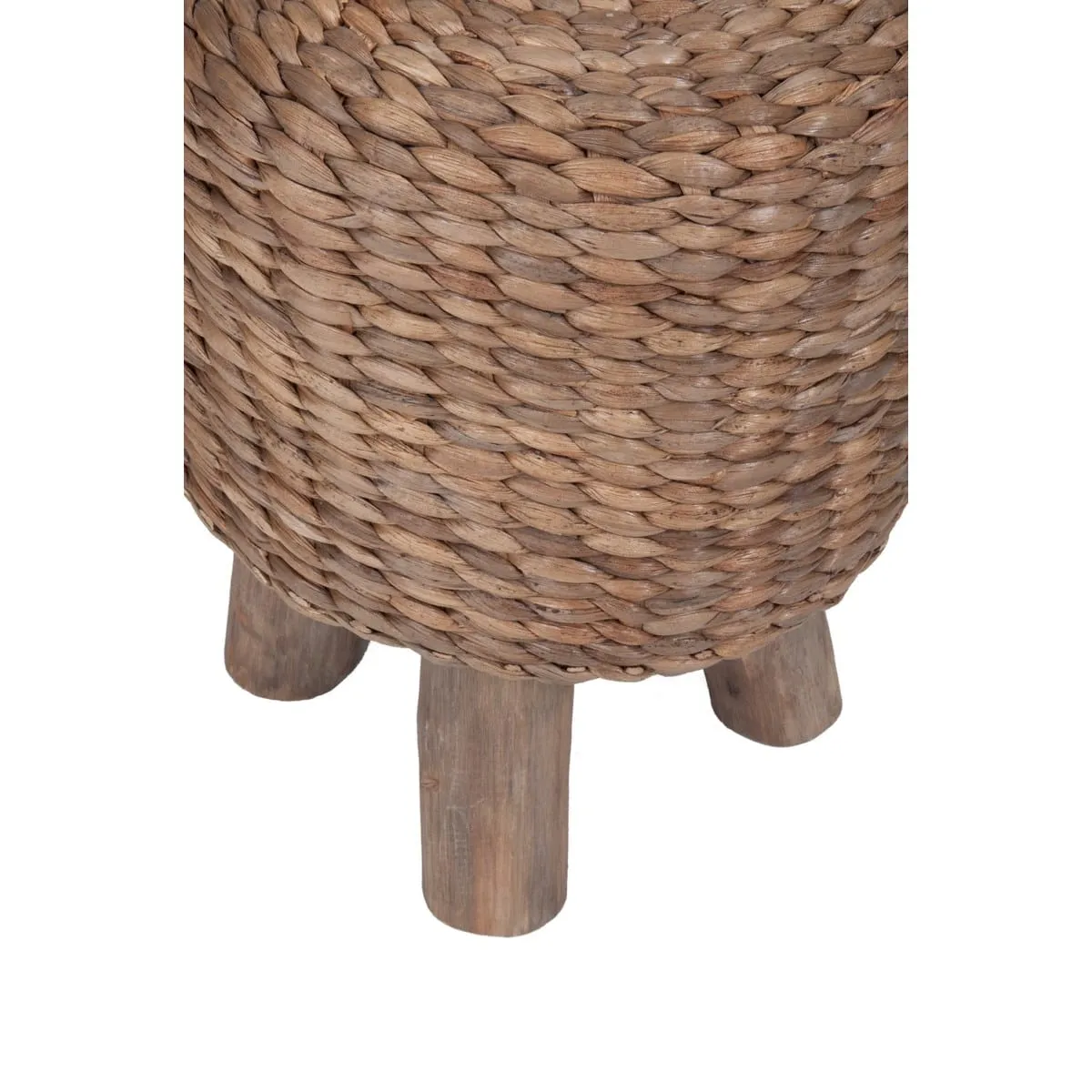 (LS) Waterhyacinth Drum Stool by Jeffan