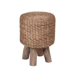 (LS) Waterhyacinth Drum Stool by Jeffan
