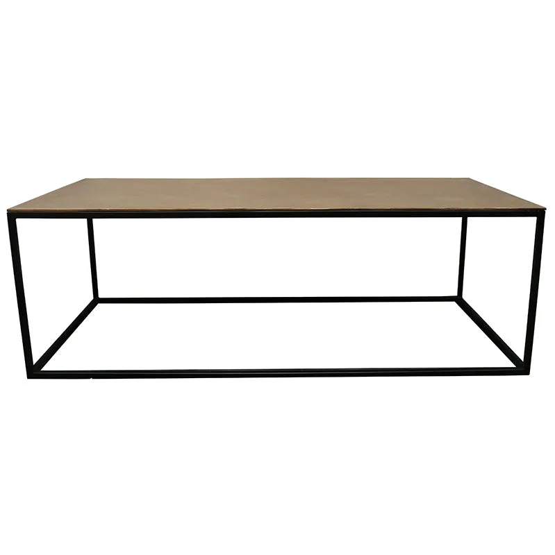 Mambo Antique Brass Modern Coffee Table