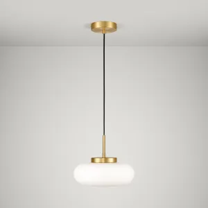MARIN Glass Pendant Light - Brass