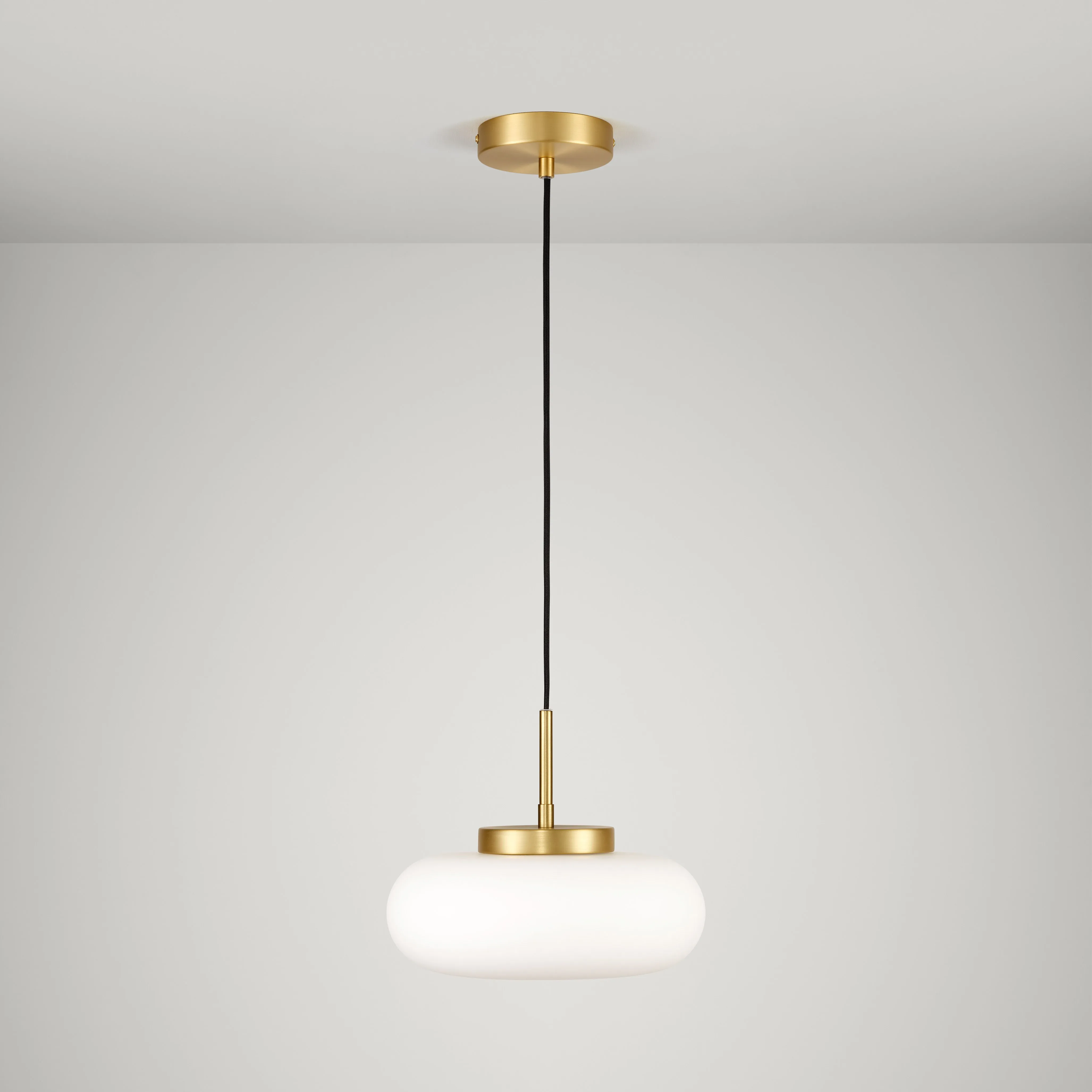 MARIN Glass Pendant Light - Brass