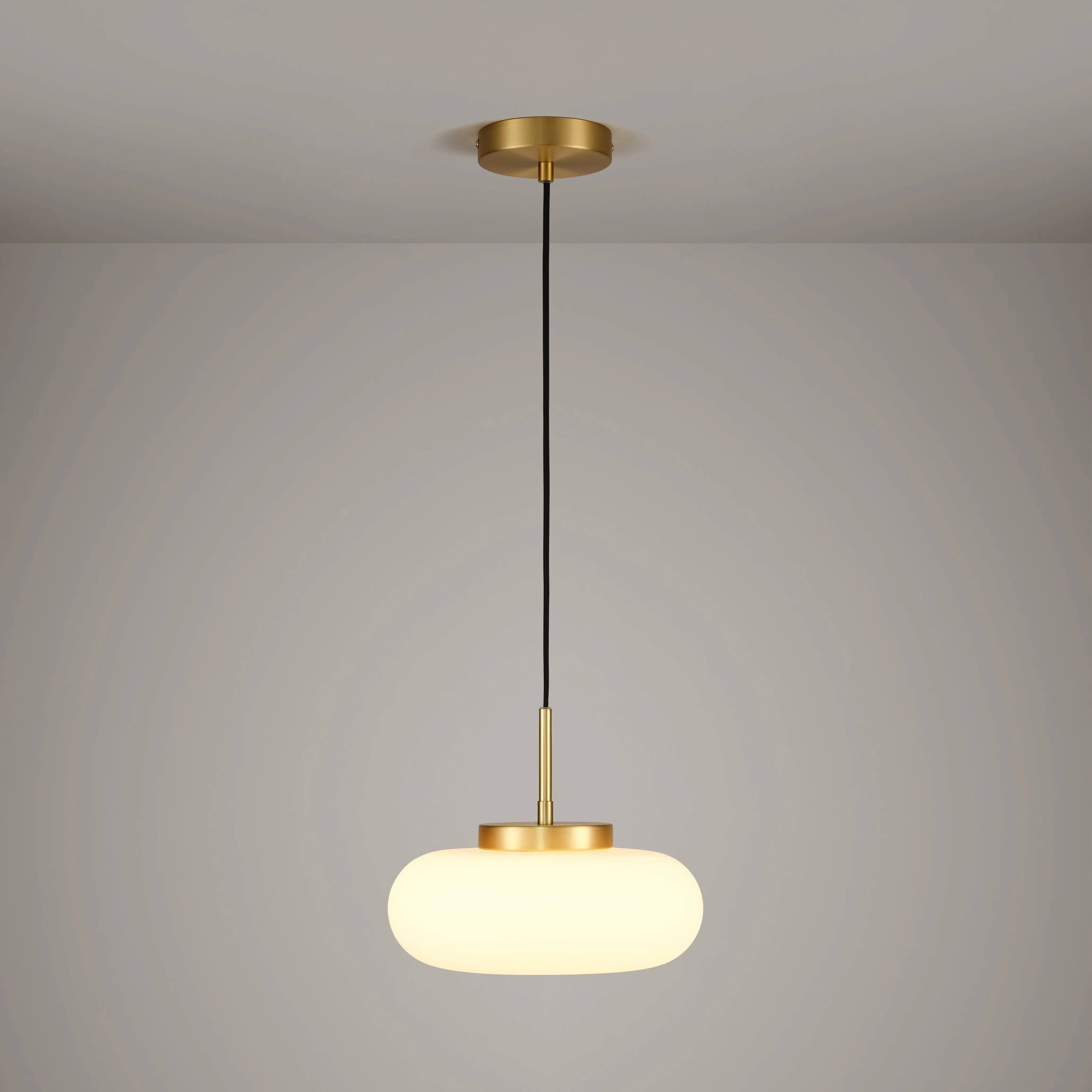 MARIN Glass Pendant Light - Brass