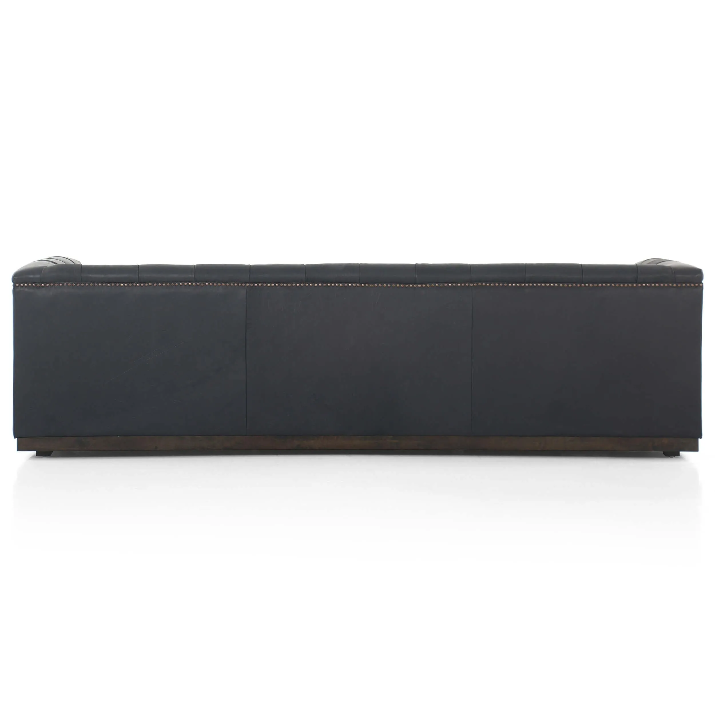 Maxx Leather 95" Sofa, Heirloom Black