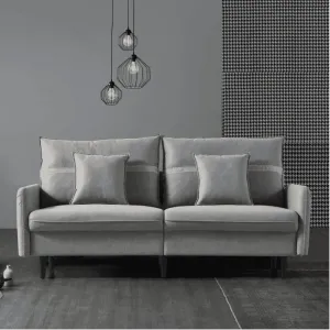 Mexico Straight Line Sofa Set in Grey Color