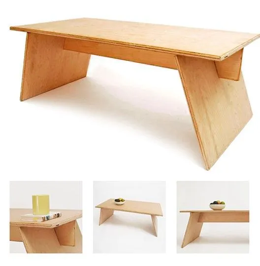 Modern Affordable Sitting Bench / Entry Low Console / Working Table By  Miza