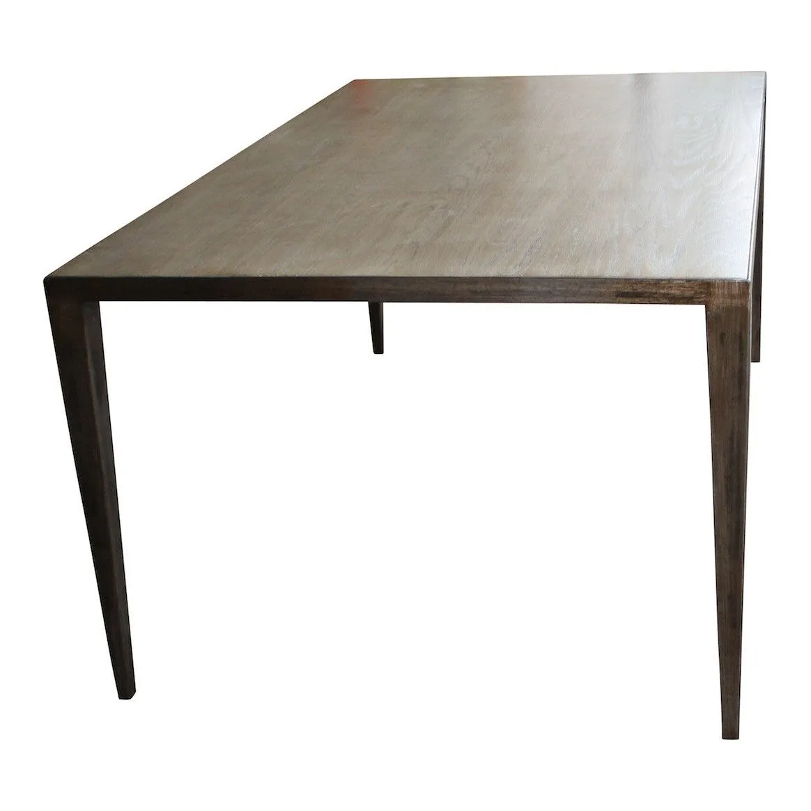 Modern Edison Dining Table with White Oak Top