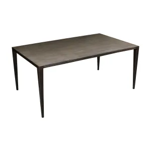 Modern Edison Dining Table with White Oak Top