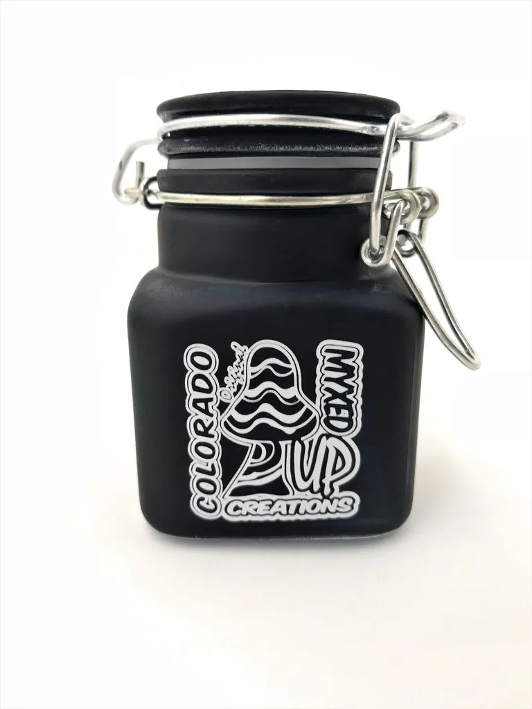 Myxed Up Square Stash Jar