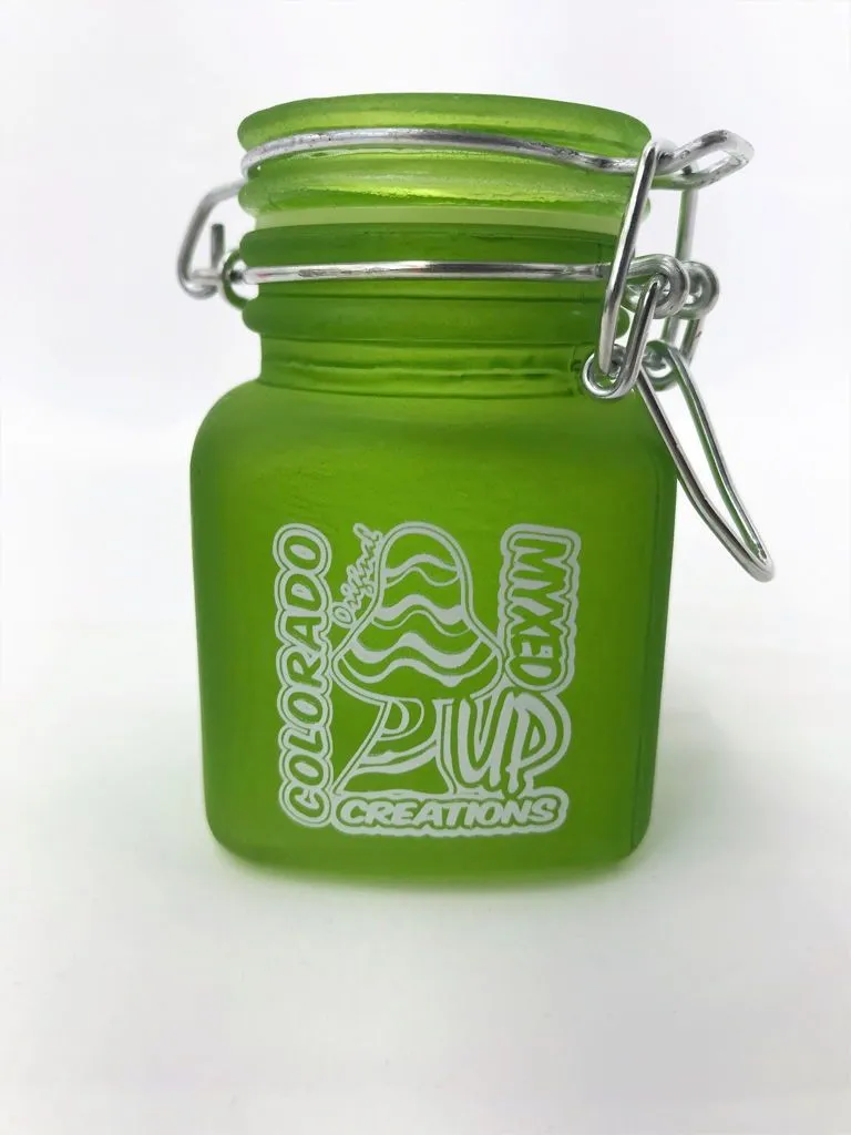 Myxed Up Square Stash Jar