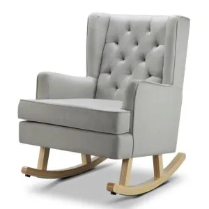 Nested Soothe Easy chair & Rocker Grey/Beech
