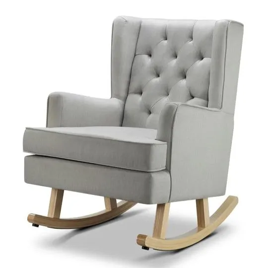 Nested Soothe Easy chair & Rocker Grey/Beech