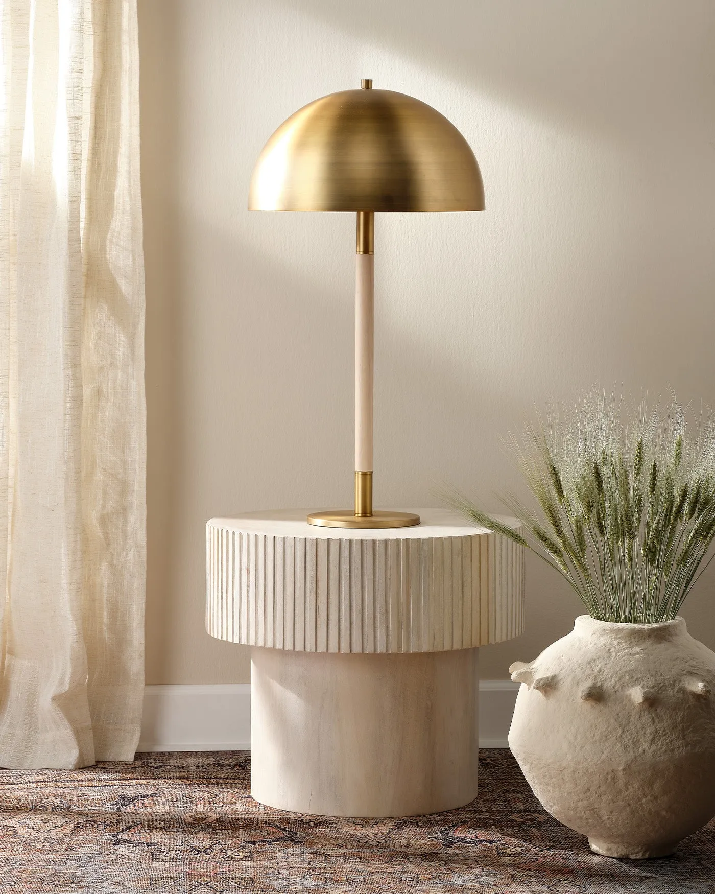 Notch Round Side Table