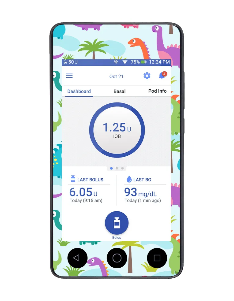 Omnipod DASH Cover (Dinosaur)