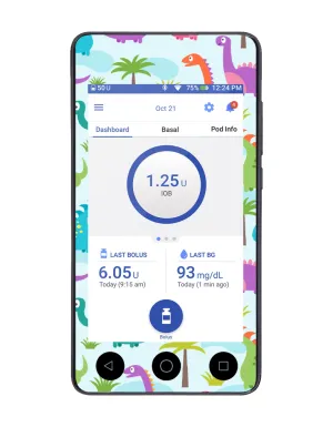 Omnipod DASH Cover (Dinosaur)