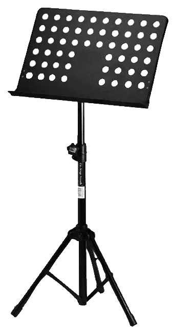 Orchestral Music Stand Black - Perforated