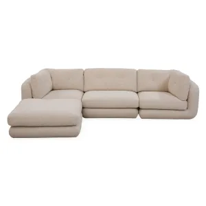 Pompidou 304.8cm Modular Four-Piece Sectional with Ottoman