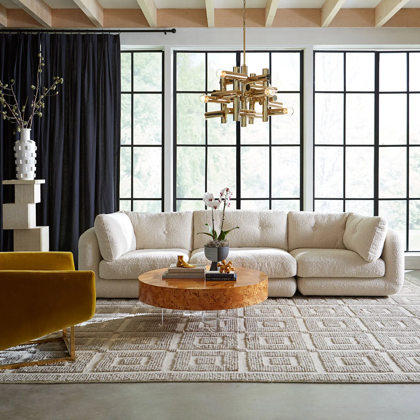 Pompidou 304.8cm Modular Three-Piece Sectional
