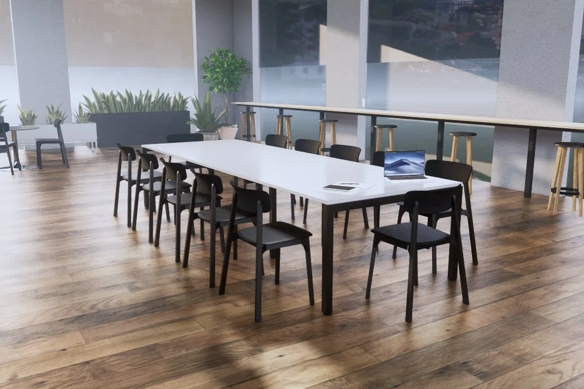 Quadro Square Legs Modern Boardroom Table [3600L x 1200W]