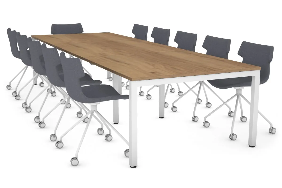 Quadro Square Legs Modern Boardroom Table [3600L x 1200W]