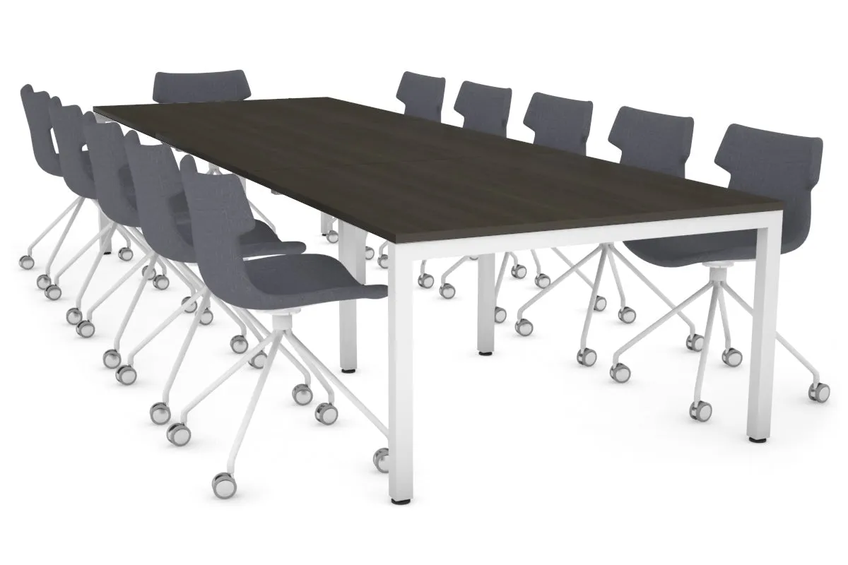Quadro Square Legs Modern Boardroom Table [3600L x 1200W]