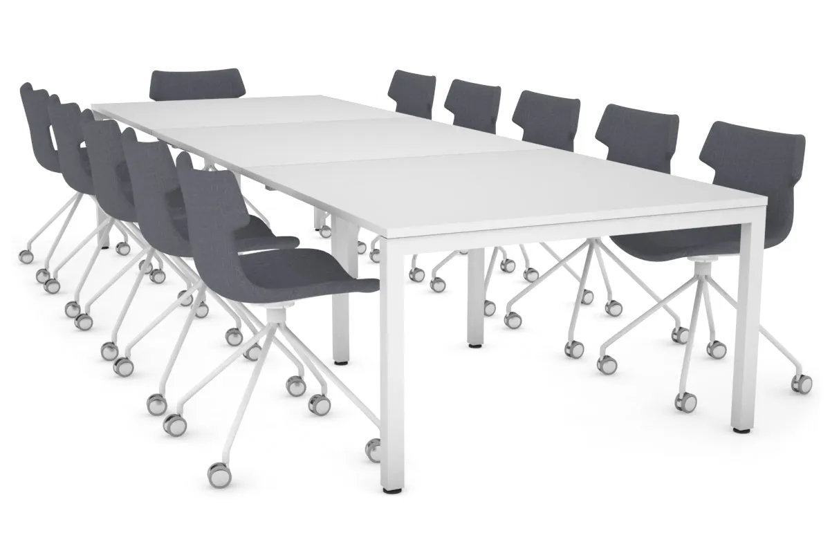 Quadro Square Legs Modern Boardroom Table [3600L x 1200W]