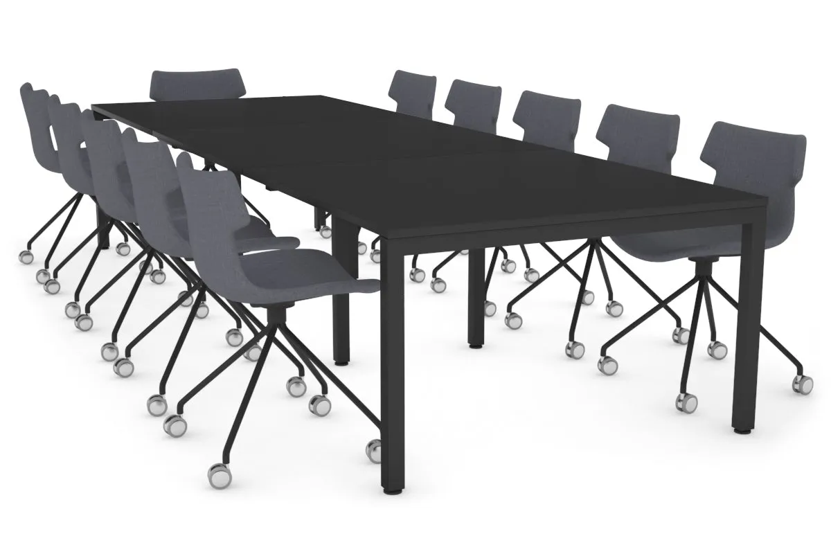 Quadro Square Legs Modern Boardroom Table [3600L x 1200W]