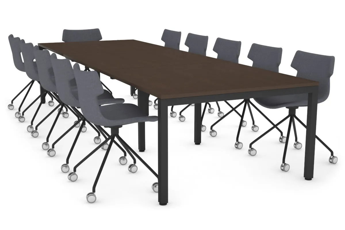 Quadro Square Legs Modern Boardroom Table [3600L x 1200W]