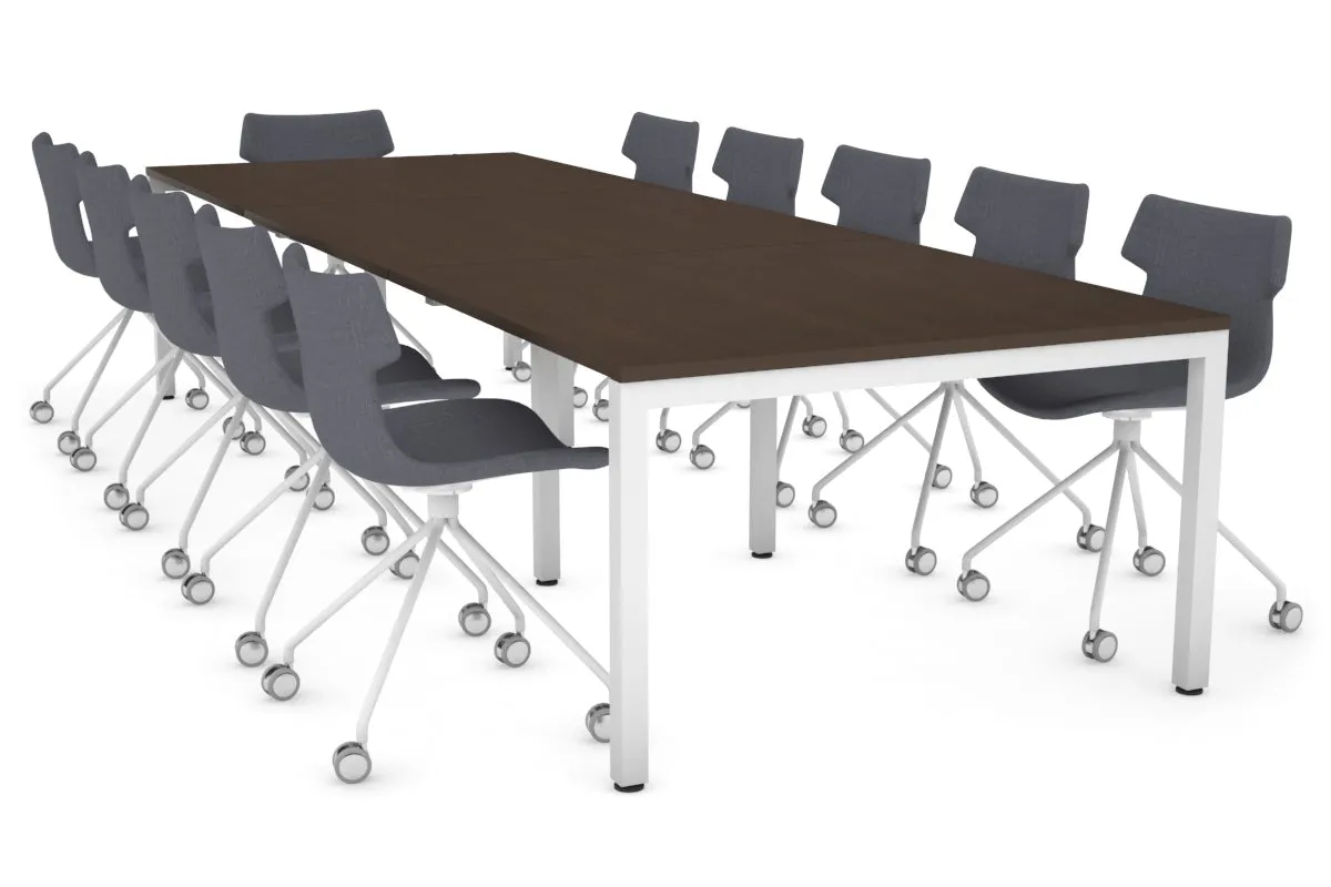 Quadro Square Legs Modern Boardroom Table [3600L x 1200W]