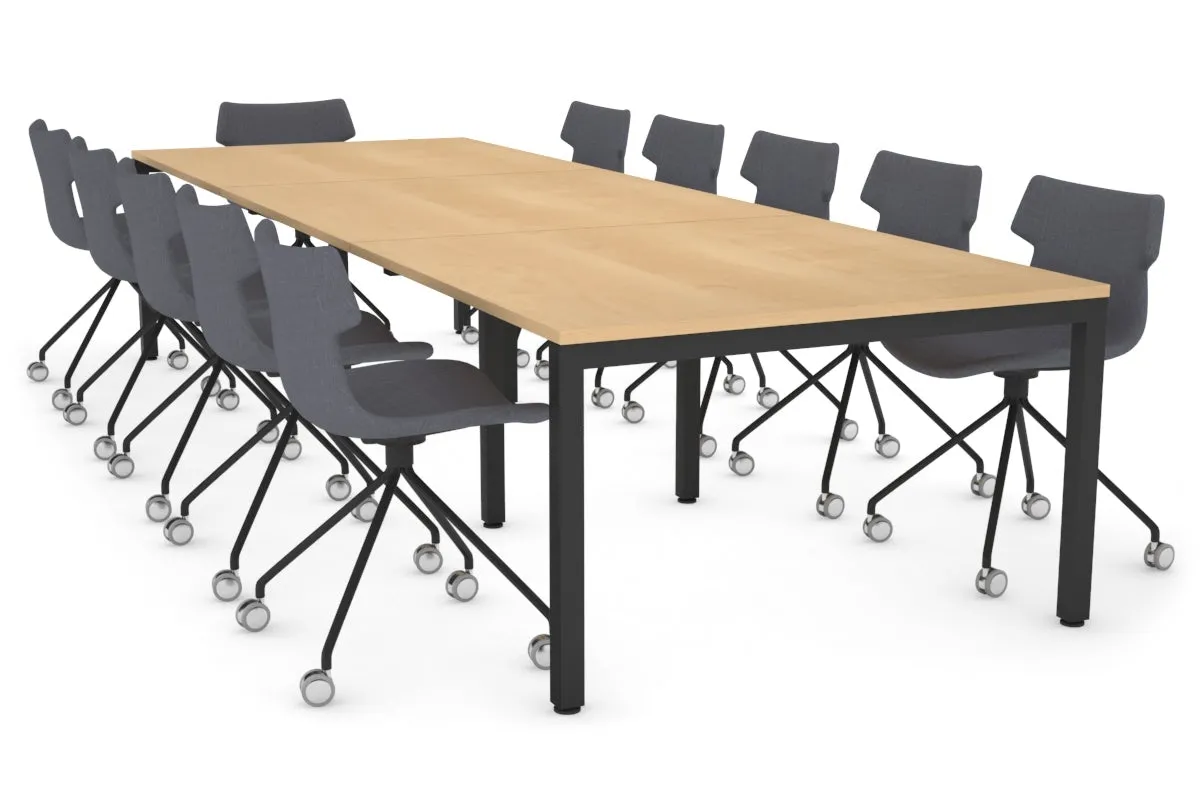 Quadro Square Legs Modern Boardroom Table [3600L x 1200W]