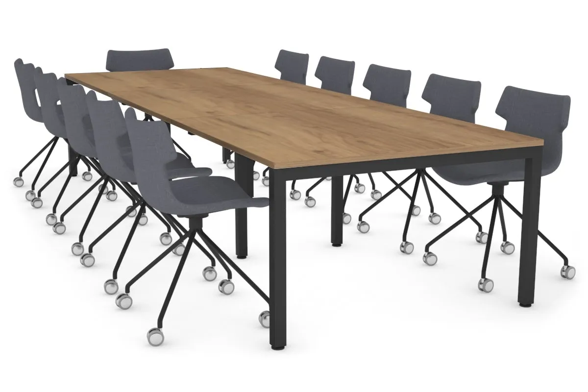 Quadro Square Legs Modern Boardroom Table [3600L x 1200W]